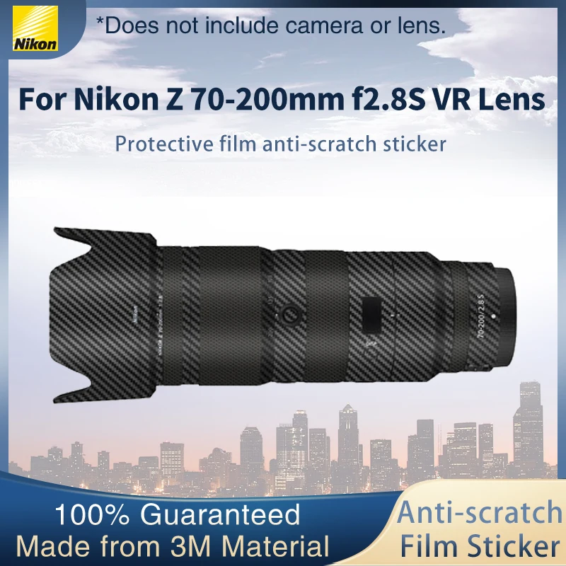 Lens protective film For Nikon Z 70-200mm f2.8S VR Lens Skin Decal Sticker Wrap Film Anti-scratch Protector Case
Lens protective film For Nikon Z 70-200mm f2.8S VR Lens Skin Decal Sticker Wrap Film Anti-scratch Protector Case