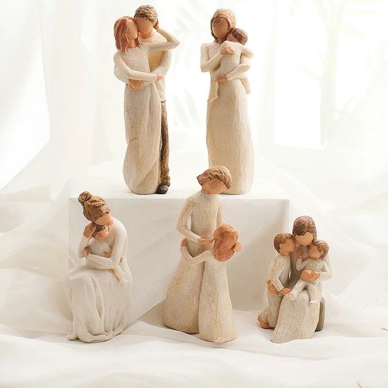 Nordic resin ornaments creative sculpture home TV cabinet family decorations art living room small couple gift
Nordic resin ornaments creative sculpture home TV cabinet family decorations art living room small couple gift