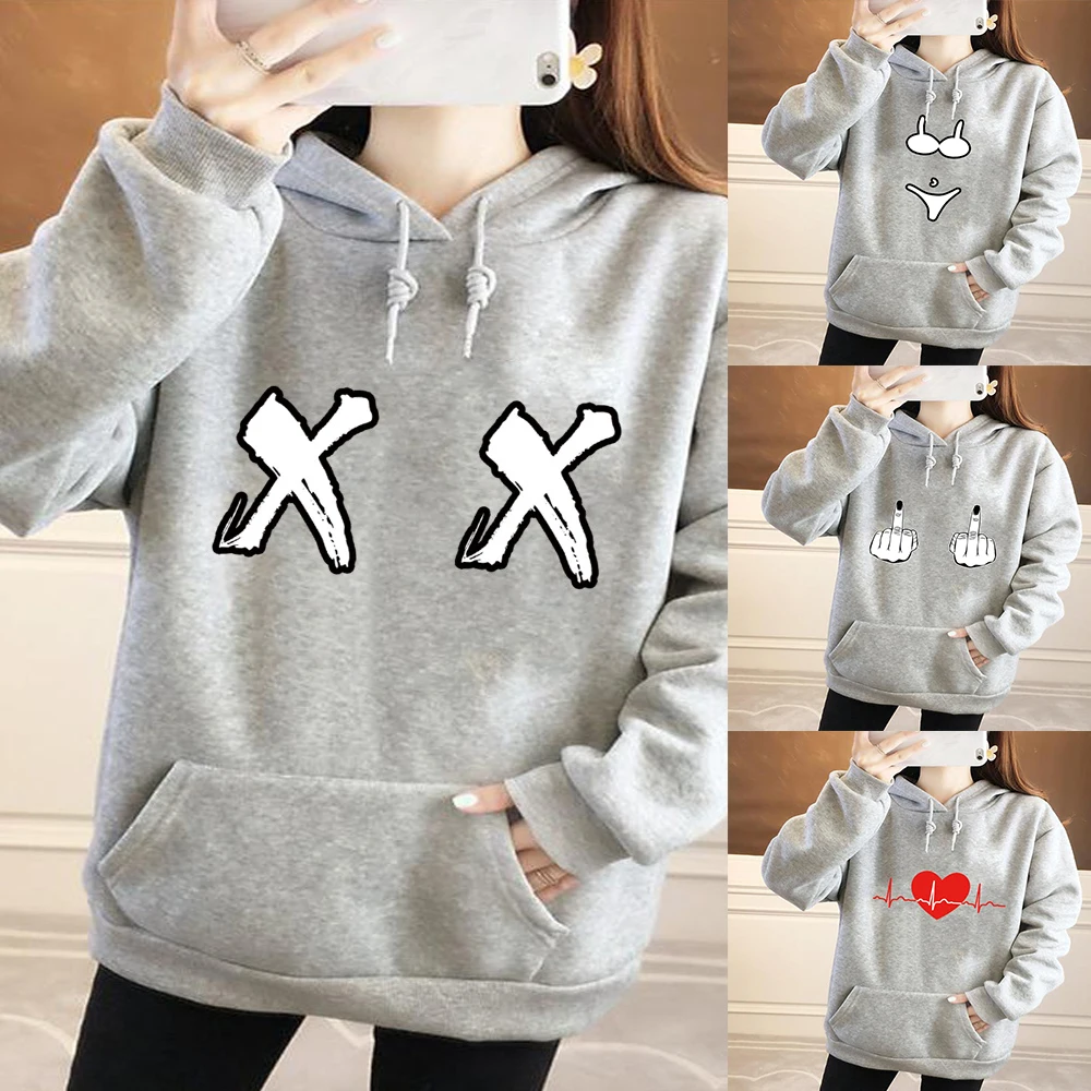 Womens Hoodies Casual Sportswear Suits New Womens Sweaters Printed Harajuku Pullovers Couple Suits Polyester-cotton Shirts
Womens Hoodies Casual Sportswear Suits New Womens Sweaters Printed Harajuku Pullovers Couple Suits Polyester-cotton Shirts