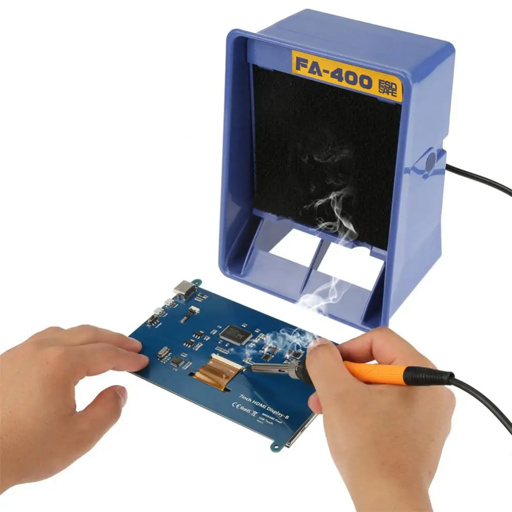 FA-400 Solder Iron Smoke Absorber,ESD Fume Extractor,Welding Exhaust Anti-static Smoke Absorber Instrument 220V/110V
FA-400 Solder Iron Smoke Absorber,ESD Fume Extractor,Welding Exhaust Anti-static Smoke Absorber Instrument 220V/110V