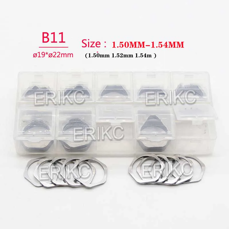 ERIKC B11 30 шт. 1,50 мм-1,54 мм дизельное топливное сопло регулирующие медные прокладки 1,50 мм 1,52 мм 1,54 мм
ERIKC B11 30 шт. 1,50 мм-1,54 мм дизельное топливное сопло регулирующие медные прокладки 1,50 мм 1,52 мм 1,54 мм