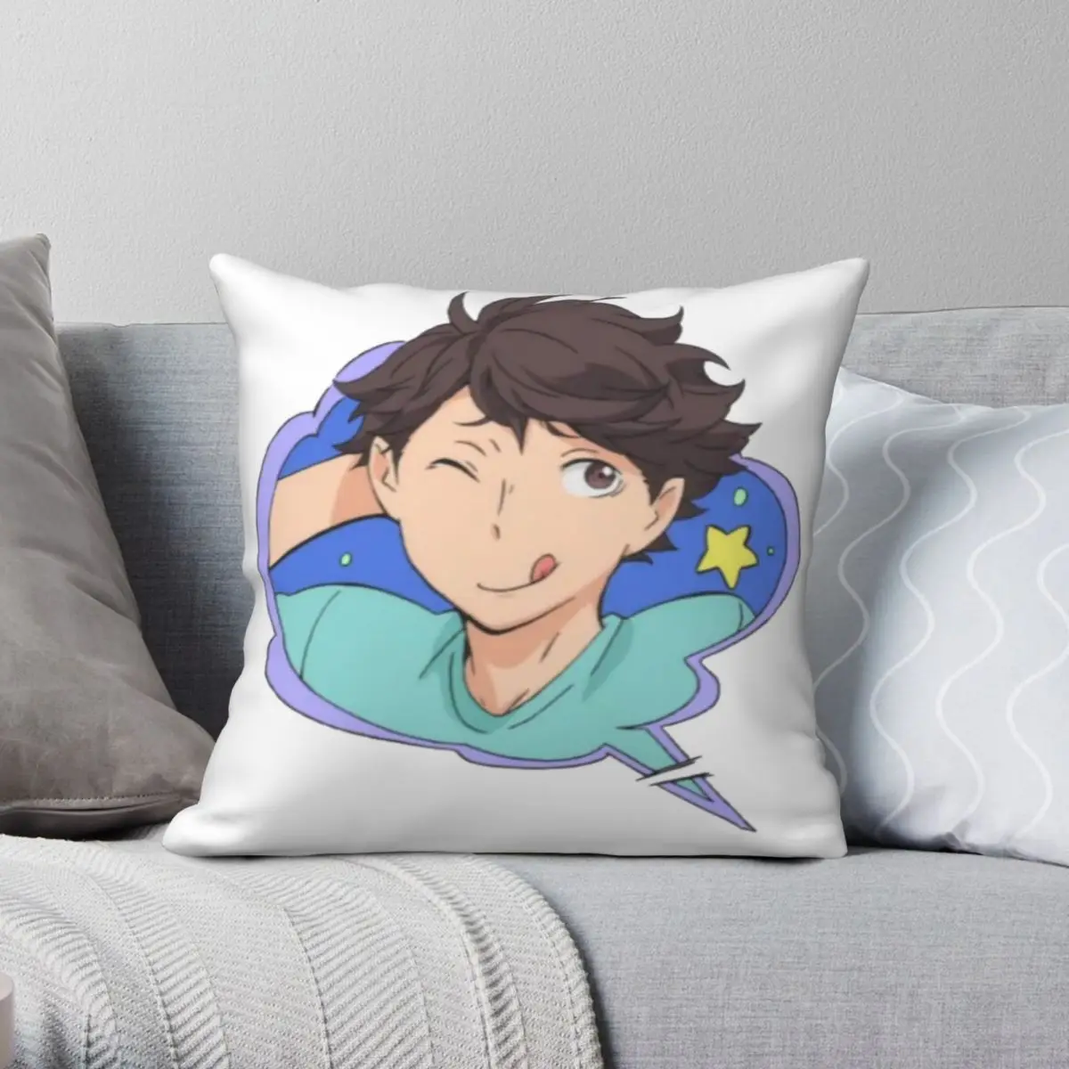 Наволочка Haikyuu Oikawa Tooru из полиэстера и льна, наволочка с принтом на молнии для дивана
Наволочка Haikyuu Oikawa Tooru из полиэстера и льна, наволочка с принтом на молнии для дивана