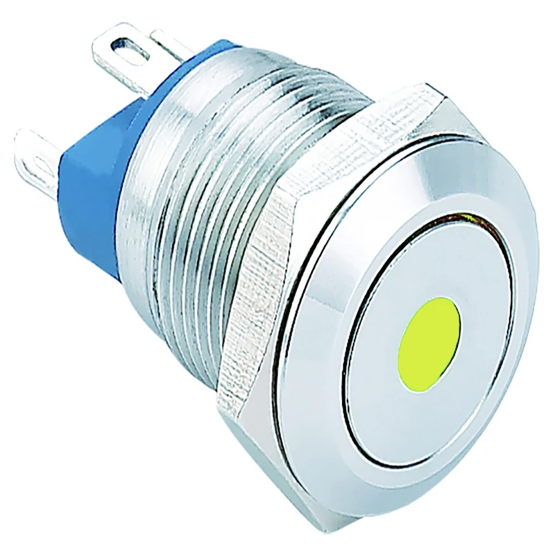 ELEWIND 12 мм металлический мгновенный 1НО кнопочный переключатель из нержавеющей стали со точечной светодиодной подсветкой (PM121F-10D/J/R/12V/S) 
ELEWIND 12 мм металлический мгновенный 1НО кнопочный переключатель из нержавеющей стали со точечной светодиодной подсветкой (PM121F-10D/J/R/12V/S)