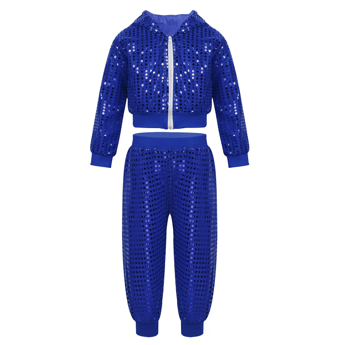 Kids Shiny Sequins Hip Hop Dance Clothing Girls Boys Stage Performance Jazz Dance Costumes Street Dancing Clothes Outfits
Kids Shiny Sequins Hip Hop Dance Clothing Girls Boys Stage Performance Jazz Dance Costumes Street Dancing Clothes Outfits