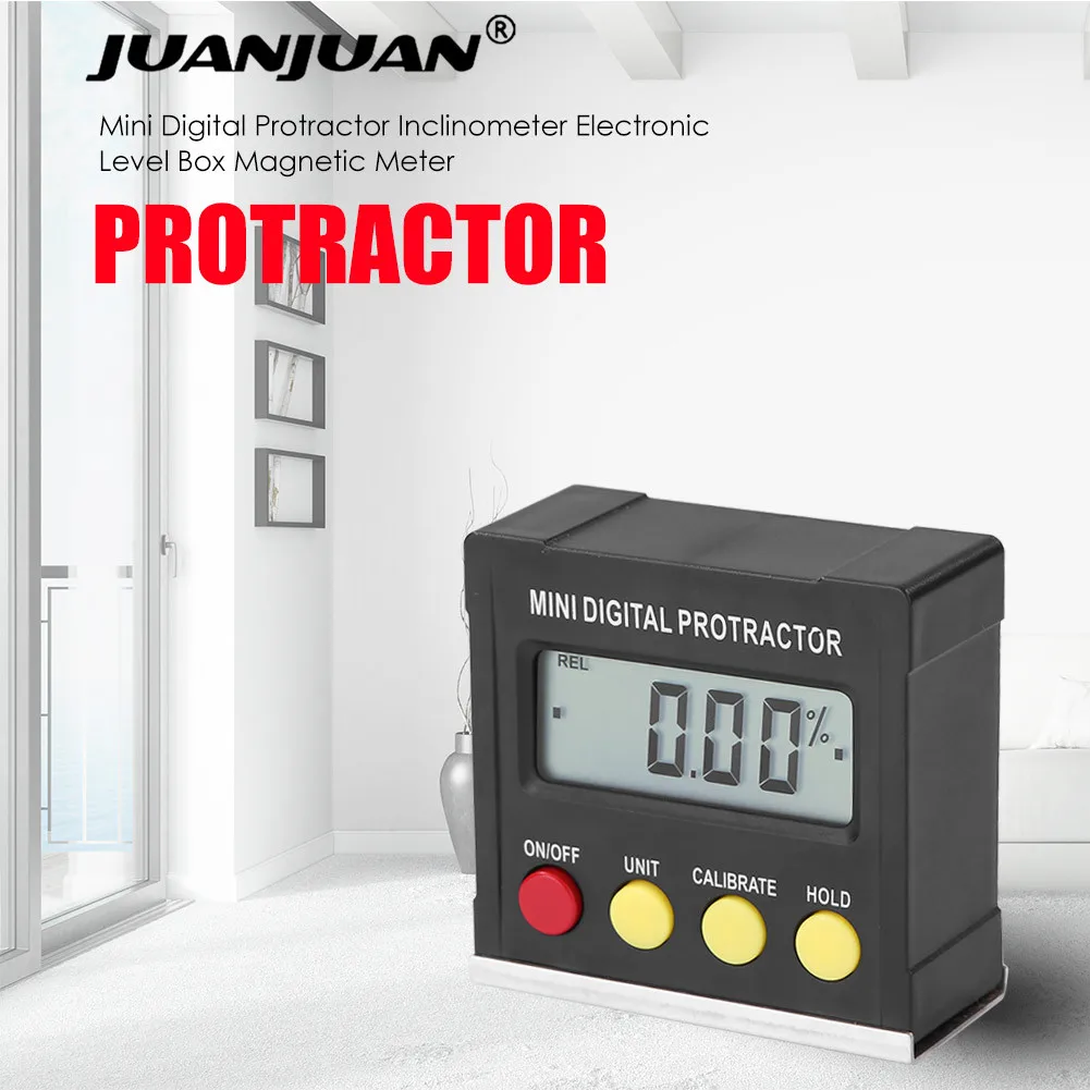 360° Digital Protractor Inclinometer Electronic Level Box Magnetic Base Angle Finder Measuring Tools Construction Tools 50% OFF
360° Digital Protractor Inclinometer Electronic Level Box Magnetic Base Angle Finder Measuring Tools Construction Tools 50% OFF