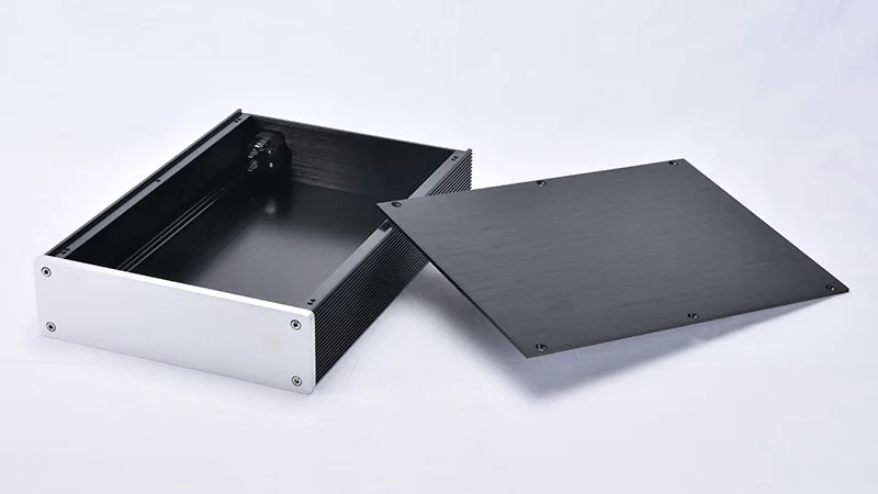 215x62x308mm Anodized PSU Cabinet Preamplifier Enclosure Rear Class A Amplifier Shell Power Box Headphone Case Aluminum Chassis
215x62x308mm Anodized PSU Cabinet Preamplifier Enclosure Rear Class A Amplifier Shell Power Box Headphone Case Aluminum Chassis