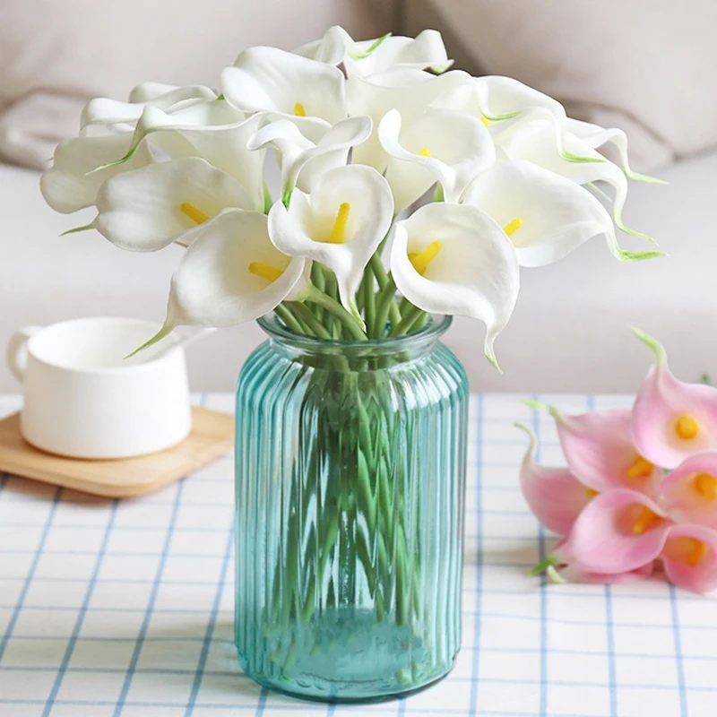 5/10 Heads Colorful Real Touch Calla Lily Artificial Flower Bouquets Wedding Home Decor DIY Bridal Holding Flowers Fake Flores
5/10 Heads Colorful Real Touch Calla Lily Artificial Flower Bouquets Wedding Home Decor DIY Bridal Holding Flowers Fake Flores