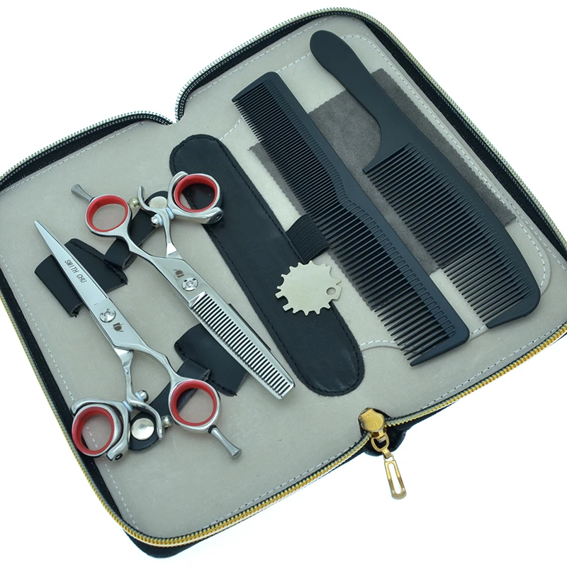 5.5" 6.0" Smith Chu Barber Cutting Thinning Scissors Stylist Shears 360 Degree Rotation Hair Shears for Salon Hairdresser A0118C
5.5" 6.0" Smith Chu Barber Cutting Thinning Scissors Stylist Shears 360 Degree Rotation Hair Shears for Salon Hairdresser A0118C