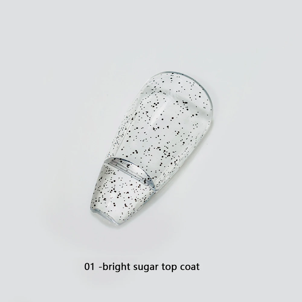 Vendeeni 15ml Sugar Top Coat Function Gel Nail Polish UV LED Soak off Sand Effect Lasting Manicure Nail Polish Match Any Color
Vendeeni 15ml Sugar Top Coat Function Gel Nail Polish UV LED Soak off Sand Effect Lasting Manicure Nail Polish Match Any Color