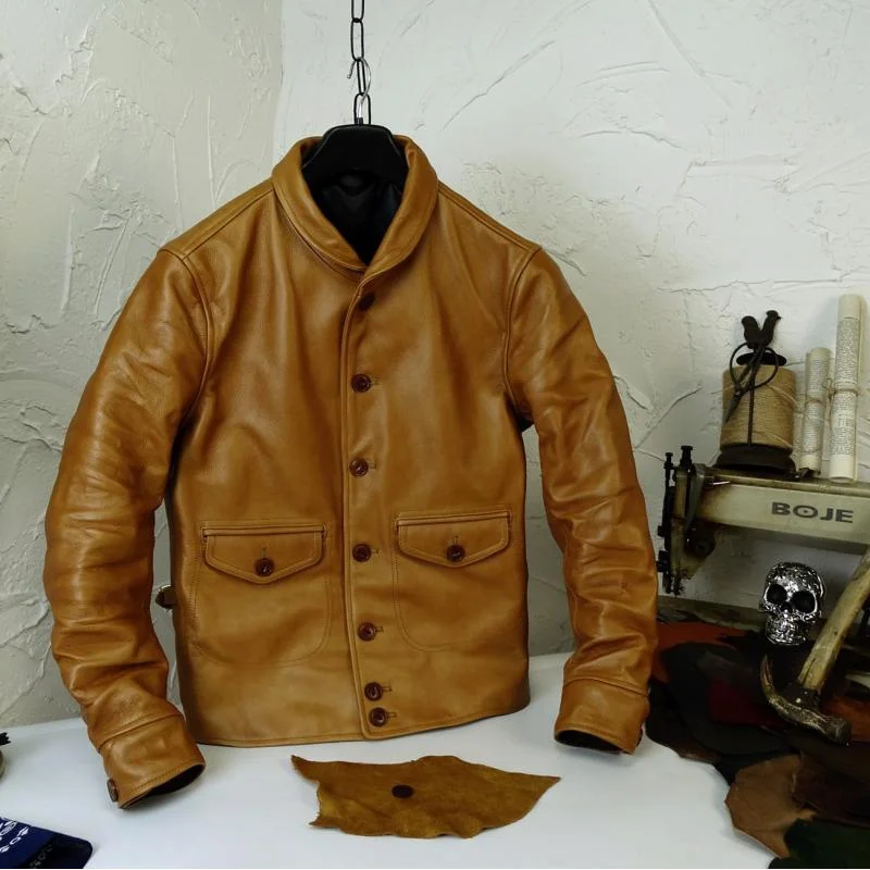 Sackcossack japan Style Green Fruit Collar Campus Batik Leather Jacket Genuine Leather Men
Sackcossack japan Style Green Fruit Collar Campus Batik Leather Jacket Genuine Leather Men