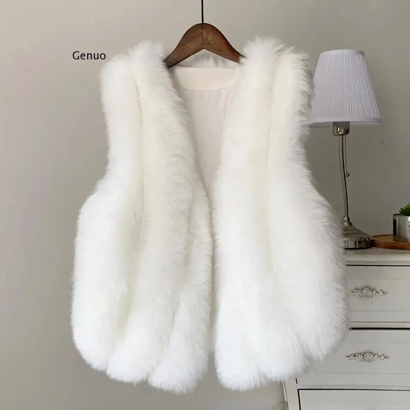 Faux Fox Fur Grass Waistcoat Women's Full Skin Autumn and Winter New Style New Fox Fur Medium Length Vest Warm Female
Faux Fox Fur Grass Waistcoat Women's Full Skin Autumn and Winter New Style New Fox Fur Medium Length Vest Warm Female