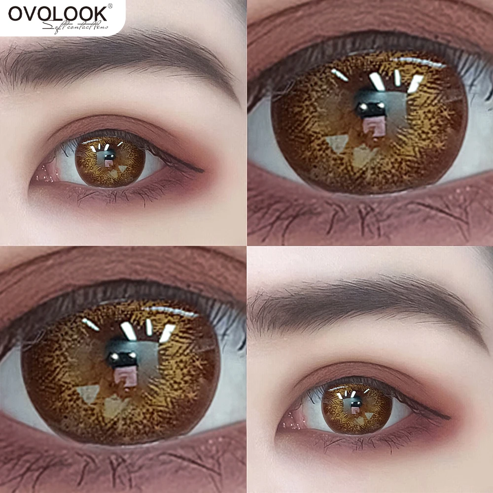 OVOLOOK-1 Pair 2 Tone Series Contact Lenses Colored Lenses for Eyes Starlight Series Eye Color Lens Yearly Use (DIA:14.5mm)
OVOLOOK-1 Pair 2 Tone Series Contact Lenses Colored Lenses for Eyes Starlight Series Eye Color Lens Yearly Use (DIA:14.5mm)