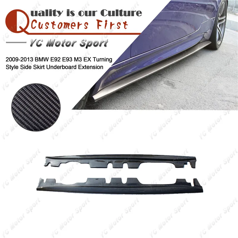 Car Accessories Carbon Fiber Side Skirts Fit For 2009-2013 E92 E93 M3 EX Turning Style Side Skirt Underboard Extension
Car Accessories Carbon Fiber Side Skirts Fit For 2009-2013 E92 E93 M3 EX Turning Style Side Skirt Underboard Extension