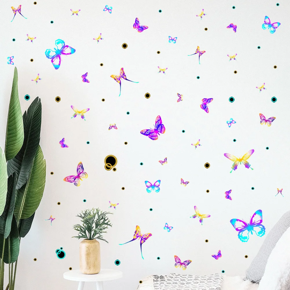 Colorful Butterfly Wall Sticker Living Room Background Decoration Wallpaper Children Kids Bedroom Beautify Self-adhesive Decals
Colorful Butterfly Wall Sticker Living Room Background Decoration Wallpaper Children Kids Bedroom Beautify Self-adhesive Decals