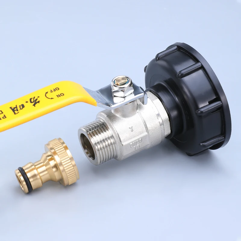Water Tank Adapter 1/2'' 3/4'' 1'' Thicken outer Tap Fittings Garden Hose Connector for IBC Water Tank 1PCS
Water Tank Adapter 1/2'' 3/4'' 1'' Thicken outer Tap Fittings Garden Hose Connector for IBC Water Tank 1PCS