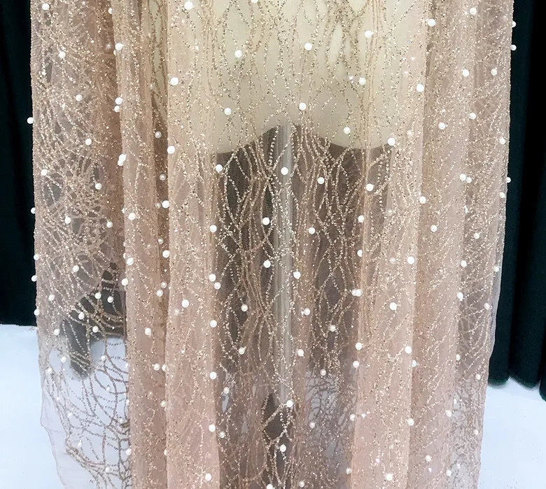 1yards/ lot length 150cm width glitter powder pearls tulle mesh net Lace Fabric for wedding dress decoration high quality
1yards/ lot length 150cm width glitter powder pearls tulle mesh net Lace Fabric for wedding dress decoration high quality