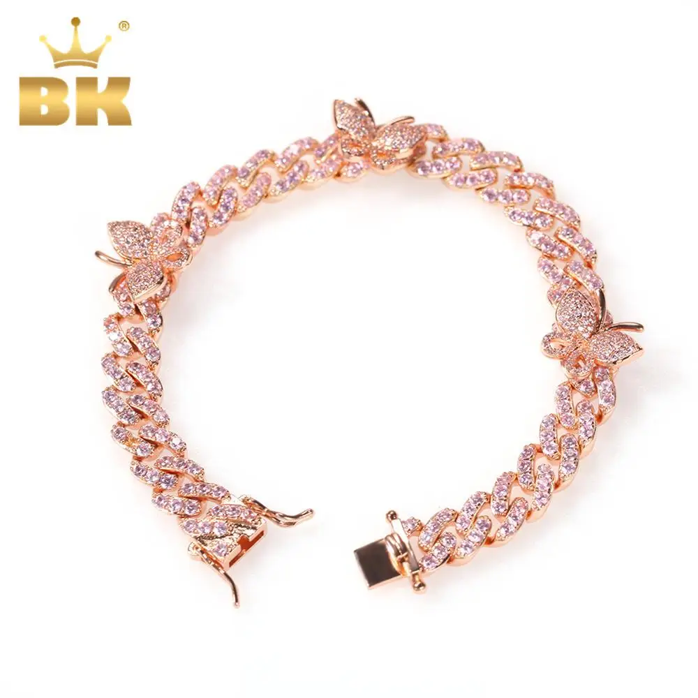 Блестящий Браслет-бабочка KING Copper 9 мм с кубическим цирконием, браслет-бабочка из розового золота, унисекс, панк, 9 дюймов, цепочка, смешанные цвета, 2020
Блестящий Браслет-бабочка KING Copper 9 мм с кубическим цирконием, браслет-бабочка из розового золота, унисекс, панк, 9 дюймов, цепочка, смешанные цвета, 2020