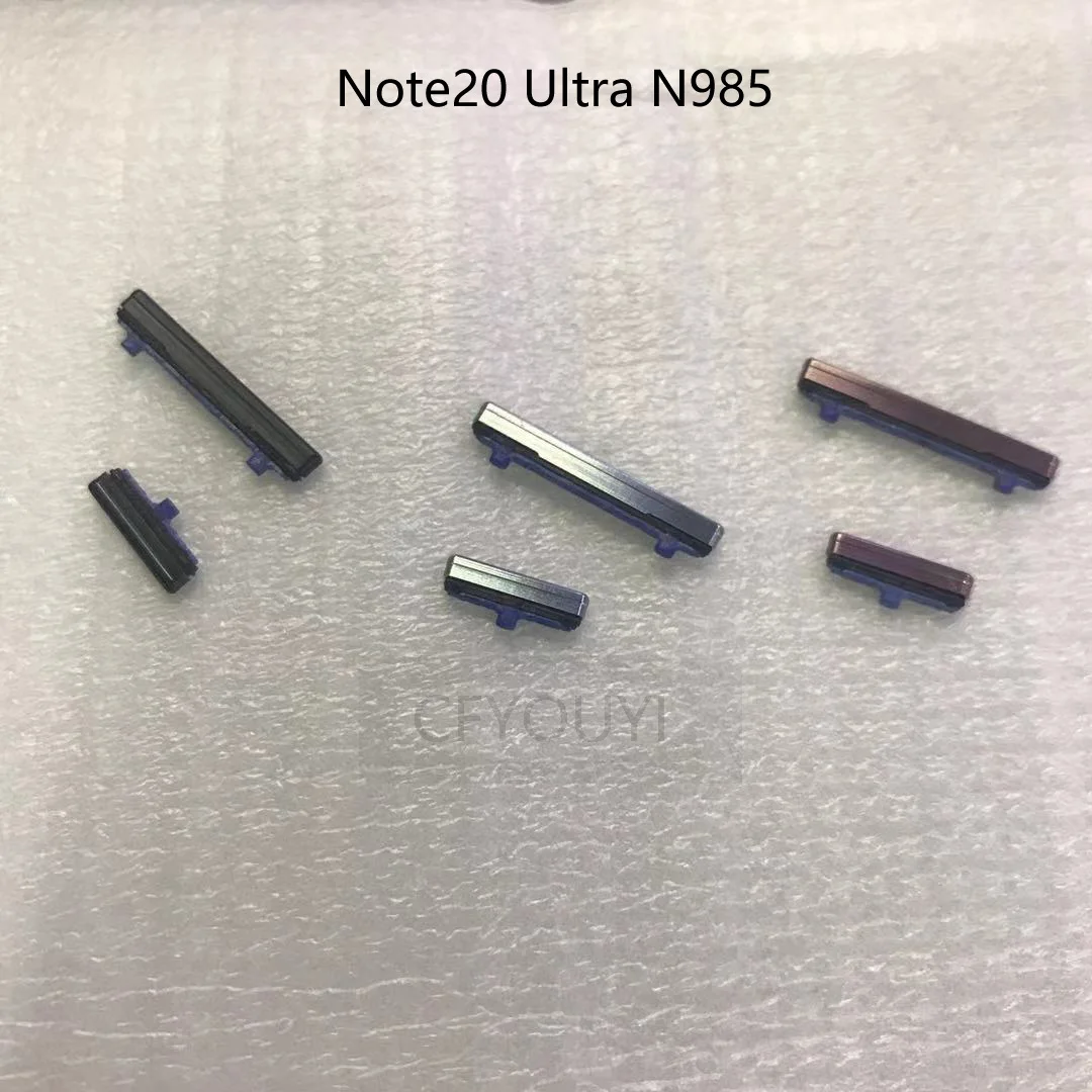 Боковые кнопки питания и громкости для Samsung Galaxy Note20 Ultra N985, 2 шт./компл.
Боковые кнопки питания и громкости для Samsung Galaxy Note20 Ultra N985, 2 шт./компл.