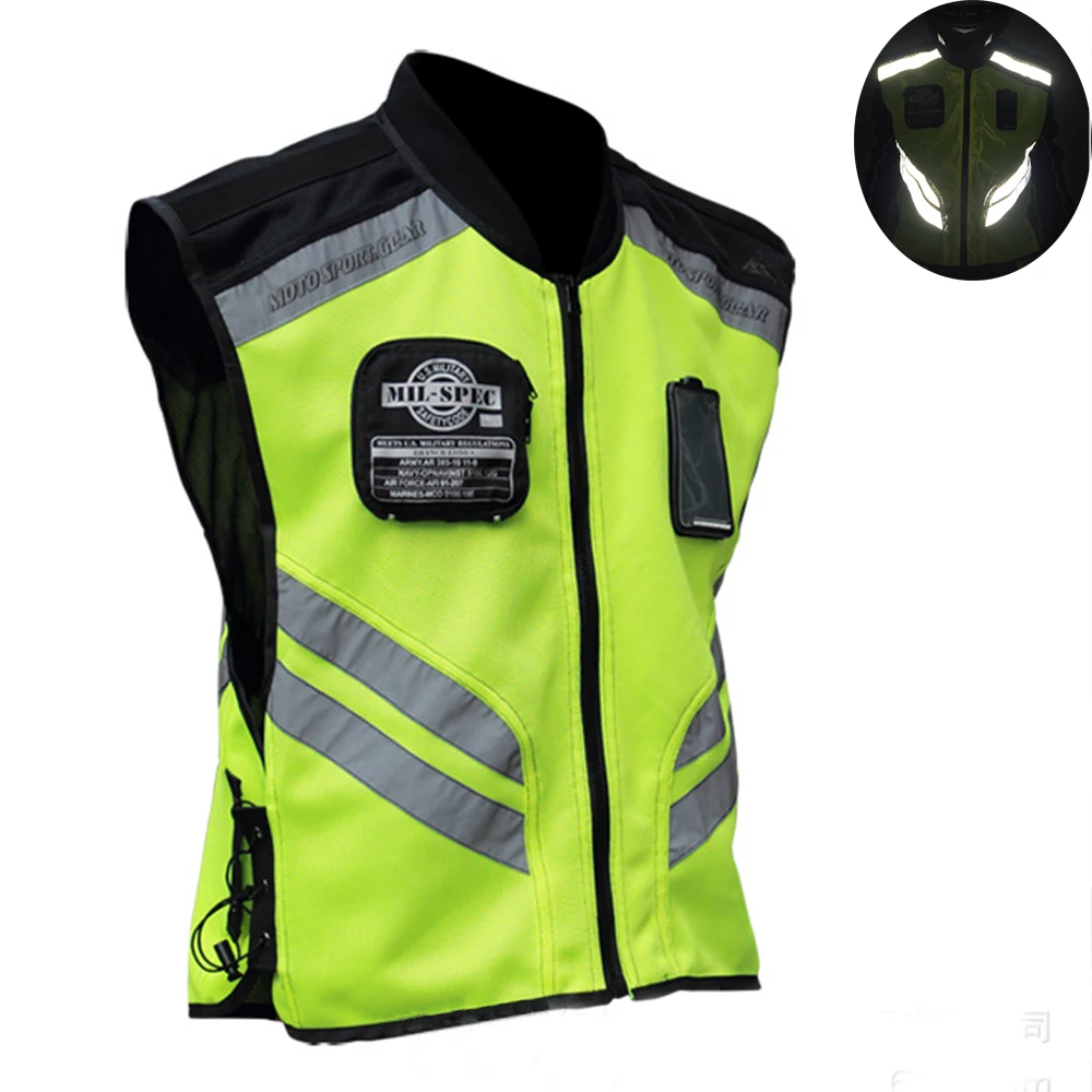 Motorcycle Reflective Vest Motorbike Safty Uniform Clothes Moto Warning High Visibility Jacket Waistcoat for yamaha KAWASAKI ktm
Motorcycle Reflective Vest Motorbike Safty Uniform Clothes Moto Warning High Visibility Jacket Waistcoat for yamaha KAWASAKI ktm