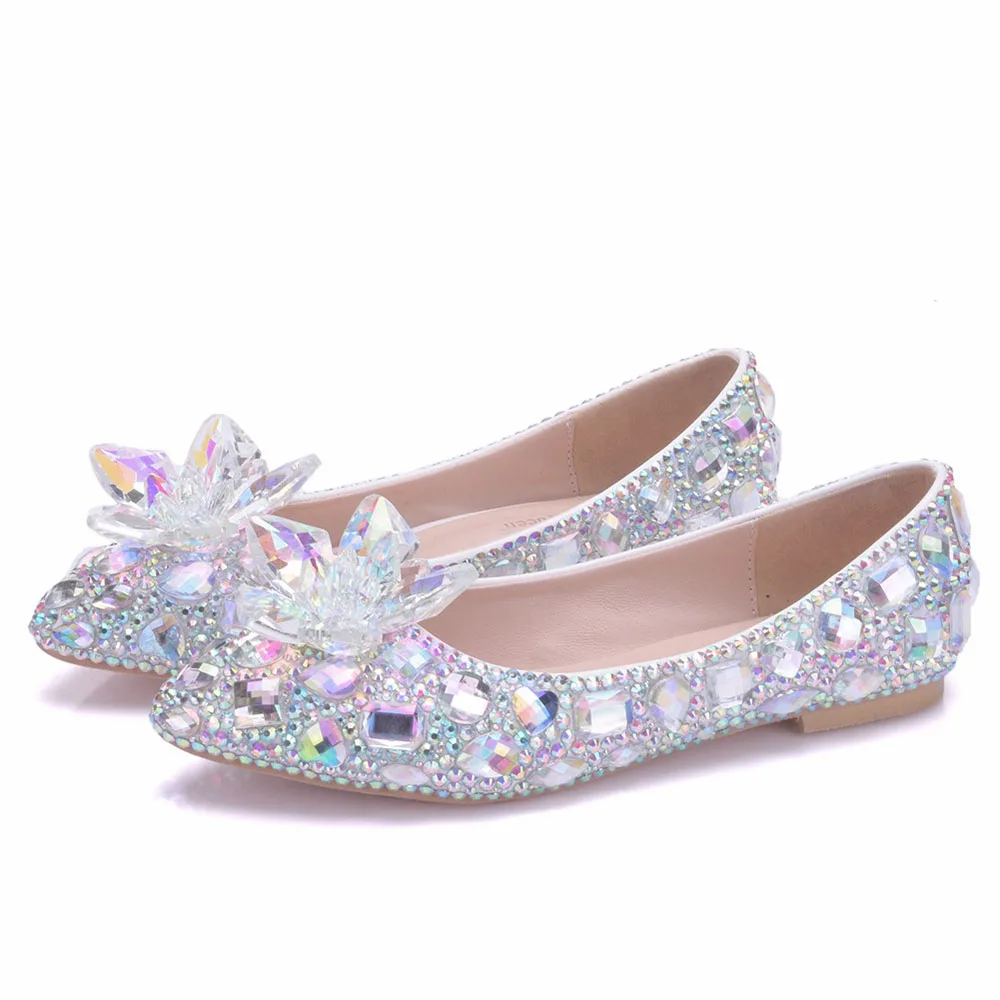 Luxurious Colorful Wedding Shoes Women Crystal Flowear Party Flat Shoes Women Slip On Plus Size 43 Dress Shoes
Luxurious Colorful Wedding Shoes Women Crystal Flowear Party Flat Shoes Women Slip On Plus Size 43 Dress Shoes