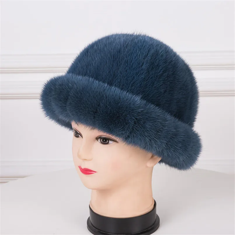 Women Winter Fur Hats Of Natural Real Mink Fur Fedoras Thick Warm Fashion Elegant Party Girls Caps 7 colors R10
Women Winter Fur Hats Of Natural Real Mink Fur Fedoras Thick Warm Fashion Elegant Party Girls Caps 7 colors R10