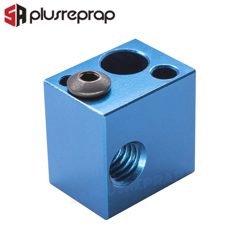 Aluminum Block Heated Block for 3D Printer 16*16*12mm for Thermistor HT-NTC100K Thermocouple V5 V6 J-head Hotend Extruder
Aluminum Block Heated Block for 3D Printer 16*16*12mm for Thermistor HT-NTC100K Thermocouple V5 V6 J-head Hotend Extruder
