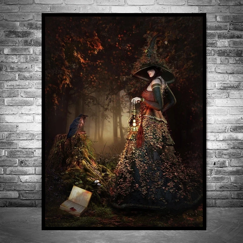 New Arrival 5D DIY Autumn Fall Witch Bird Book Forest Diamond Painting Cross Stitch Kits Full Drill Embroidery Room Decoration
New Arrival 5D DIY Autumn Fall Witch Bird Book Forest Diamond Painting Cross Stitch Kits Full Drill Embroidery Room Decoration