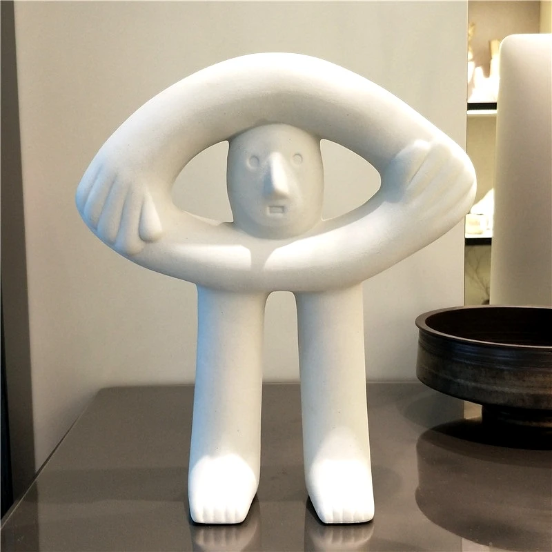 Abstract Porcelain Wack Figure Sculpture Handmade Ceramics Contortionist Statue Freak Art Body Ornament Home Craft Decor Studio
Abstract Porcelain Wack Figure Sculpture Handmade Ceramics Contortionist Statue Freak Art Body Ornament Home Craft Decor Studio