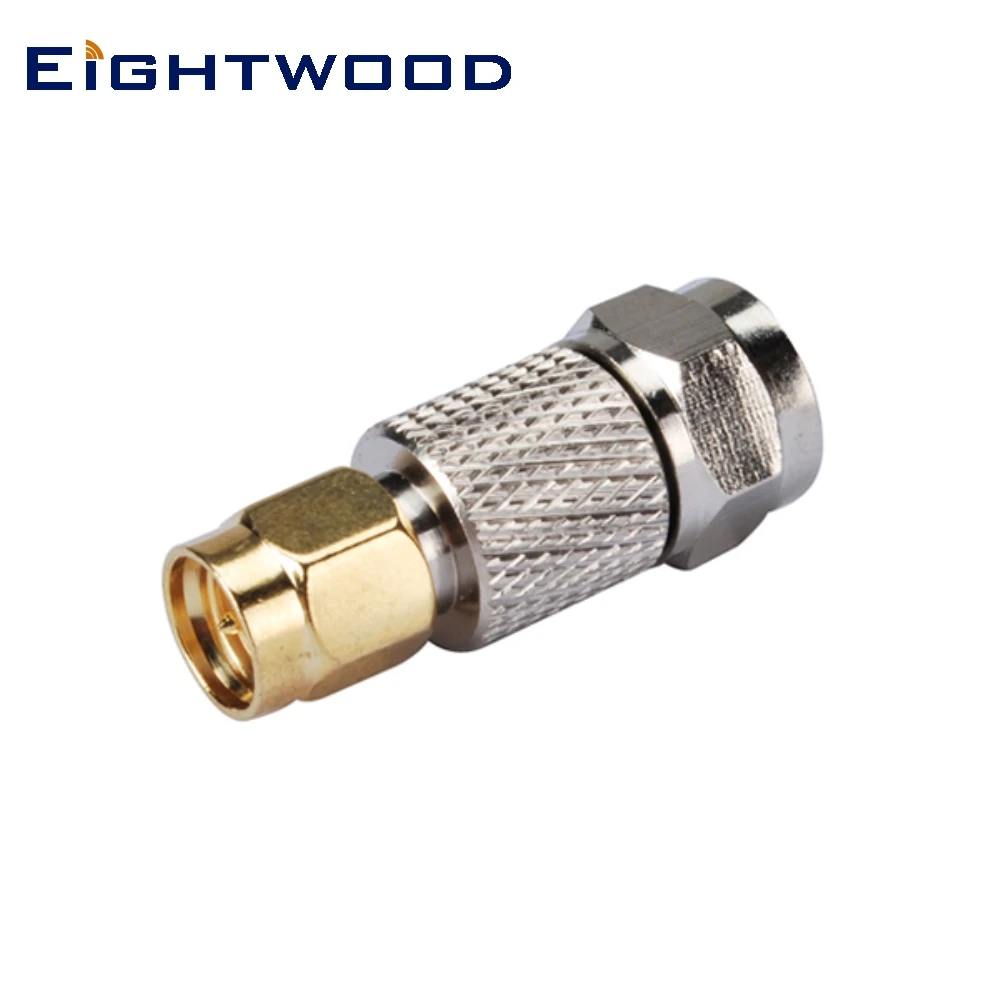 Eightwood F to SMA RF Coaxial Adapter F Plug Male to SMA Plug Male Connector Straight 50 Ohm
Eightwood F to SMA RF Coaxial Adapter F Plug Male to SMA Plug Male Connector Straight 50 Ohm