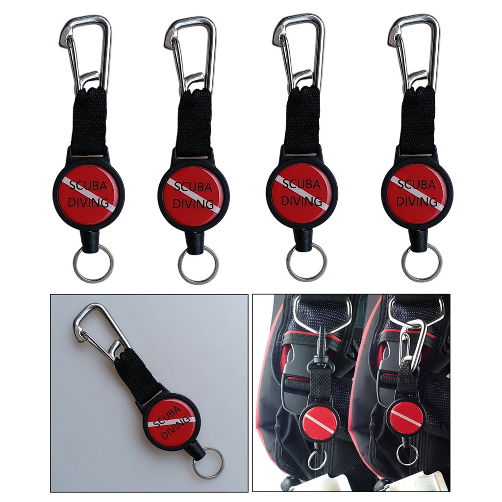 4x Scuba Diving Lanyard Stainless Steel /Nylon Retractor Cameras Dive Lights Holder Accessories
4x Scuba Diving Lanyard Stainless Steel /Nylon Retractor Cameras Dive Lights Holder Accessories