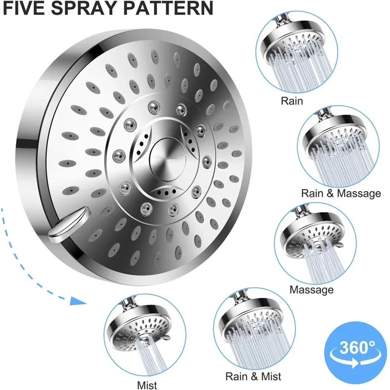 4-inch Concealed Five-level Water-saving Small Overhead Shower Shower Head Bathhouse Hotel Shower Head
4-inch Concealed Five-level Water-saving Small Overhead Shower Shower Head Bathhouse Hotel Shower Head