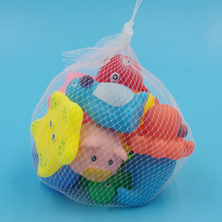 10 Pcs/Pack Cute Animals Bath Toy Colorful Soft Rubber Float Squeeze Sound Swimming Water Toy For Baby With Mesh Bag
10 Pcs/Pack Cute Animals Bath Toy Colorful Soft Rubber Float Squeeze Sound Swimming Water Toy For Baby With Mesh Bag