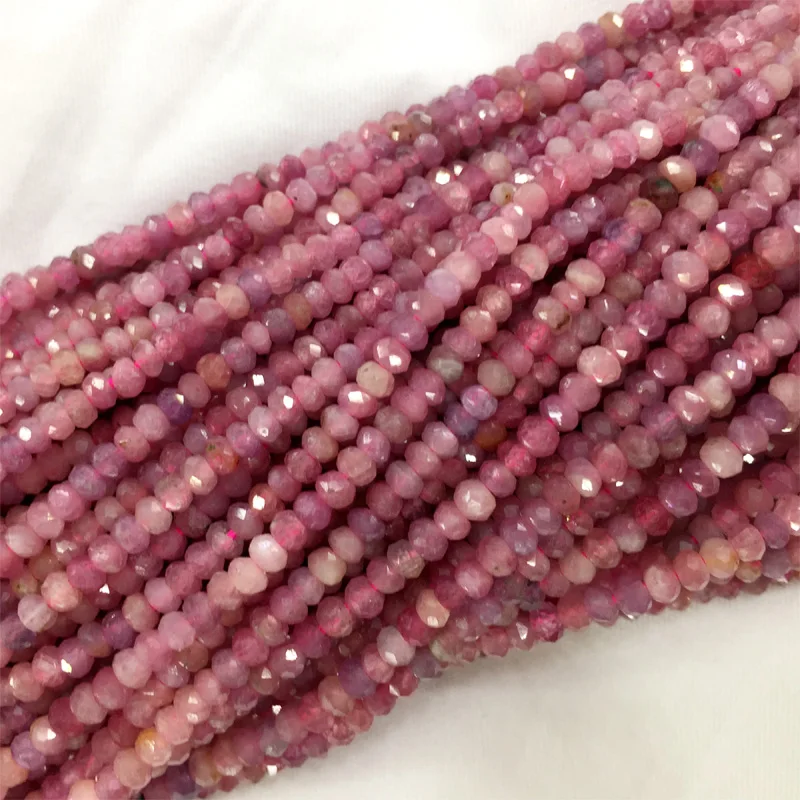 Natural Genuine Purple Red Tanzania Ruby Hand Cut Loose Faceted Rondelle Small Beads 15"
Natural Genuine Purple Red Tanzania Ruby Hand Cut Loose Faceted Rondelle Small Beads 15"