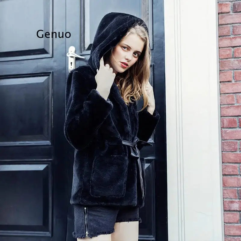 Autumn and Winter New Product Jacket Women's Faux Fur Coat Cotton-Padded Jackets Thickened Middle Length With Hood
Autumn and Winter New Product Jacket Women's Faux Fur Coat Cotton-Padded Jackets Thickened Middle Length With Hood