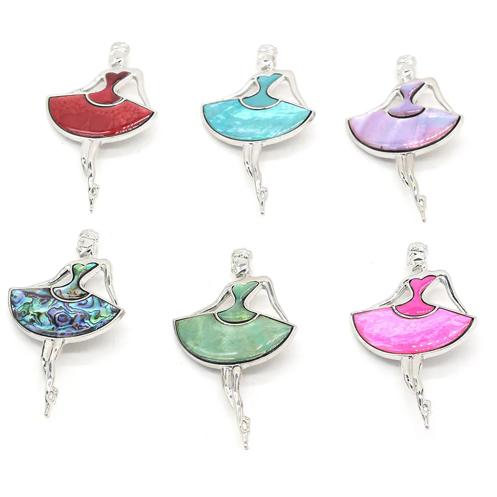 Colorful Natural Shell Ballet Girl brooch Elegant Jewelry Banquet Accessories brooch DIY Pendant Necklace Gift
Colorful Natural Shell Ballet Girl brooch Elegant Jewelry Banquet Accessories brooch DIY Pendant Necklace Gift