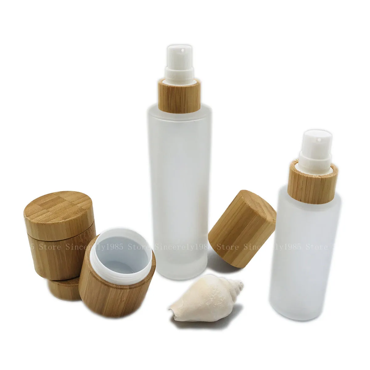 5pcs Full Bamboo Cover 50ML/100ML Frosted Lotion Pump Pressure Bottle Makeup Portable Cosmetics, 30ML Wooden Bamboo Cream Bottle
5pcs Full Bamboo Cover 50ML/100ML Frosted Lotion Pump Pressure Bottle Makeup Portable Cosmetics, 30ML Wooden Bamboo Cream Bottle