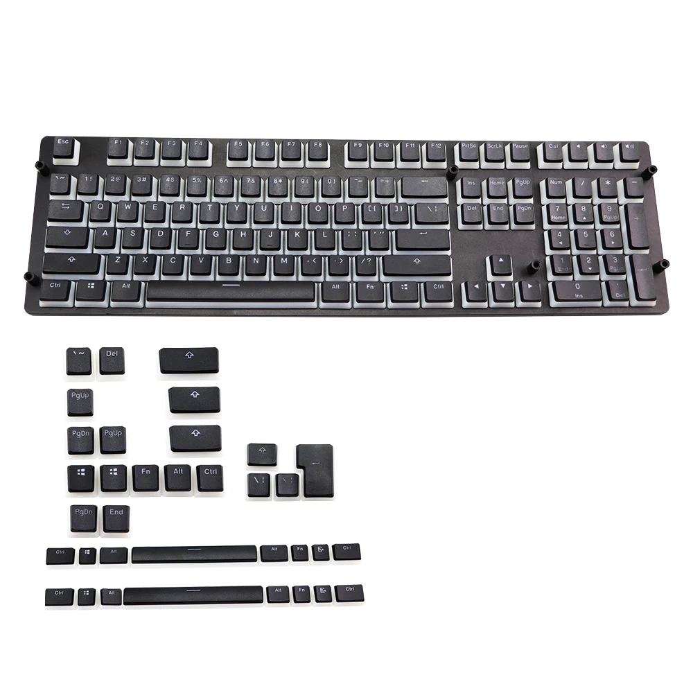pudding pbt doubleshot keycap oem back light mechanical keyboards black gh60 poker 84 tkl 108 iso Razer Corsair STRAFE K65 K70
pudding pbt doubleshot keycap oem back light mechanical keyboards black gh60 poker 84 tkl 108 iso Razer Corsair STRAFE K65 K70