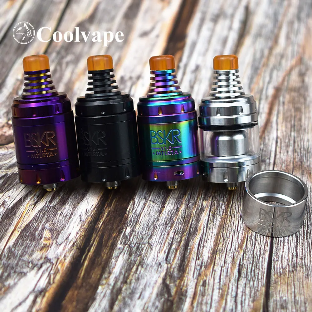 coolvape Berserker V1.5 MTL RTA 24mm 2.5ml Top filling single coil Rebuildable Atomizer vs qp fatality m25 rta THC Tauren RTA
coolvape Berserker V1.5 MTL RTA 24mm 2.5ml Top filling single coil Rebuildable Atomizer vs qp fatality m25 rta THC Tauren RTA