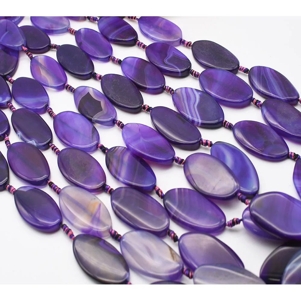 2strands/lot 48mm Natural Smooth Purple stripe Oval Agate stone beads For DIY Bracelet Necklace Jewelry Making Strand 15"
2strands/lot 48mm Natural Smooth Purple stripe Oval Agate stone beads For DIY Bracelet Necklace Jewelry Making Strand 15"