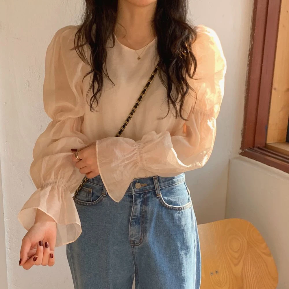 New Embroidery Lace Transparent Womens Blouses Summer Tops Femme Casual Women Shirt Long Sleeve Girls Blouse New Blusas
New Embroidery Lace Transparent Womens Blouses Summer Tops Femme Casual Women Shirt Long Sleeve Girls Blouse New Blusas