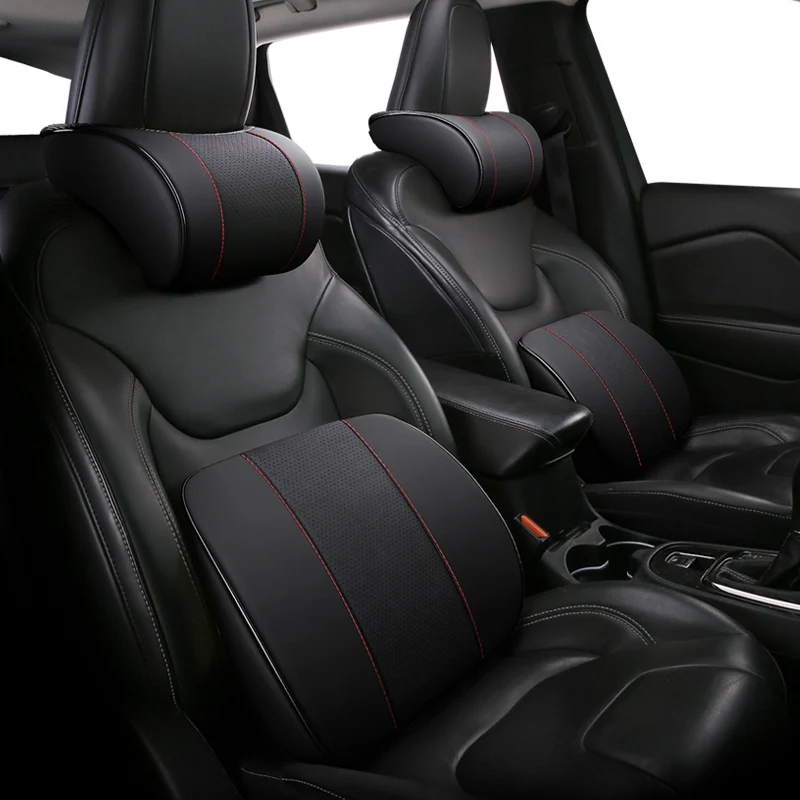 Headrest Pillow Car Neck Rest Head Support Cushion Car Breathable Memory Foam Slow Rebound Guard Car Lumbar Pillow Universal
Headrest Pillow Car Neck Rest Head Support Cushion Car Breathable Memory Foam Slow Rebound Guard Car Lumbar Pillow Universal