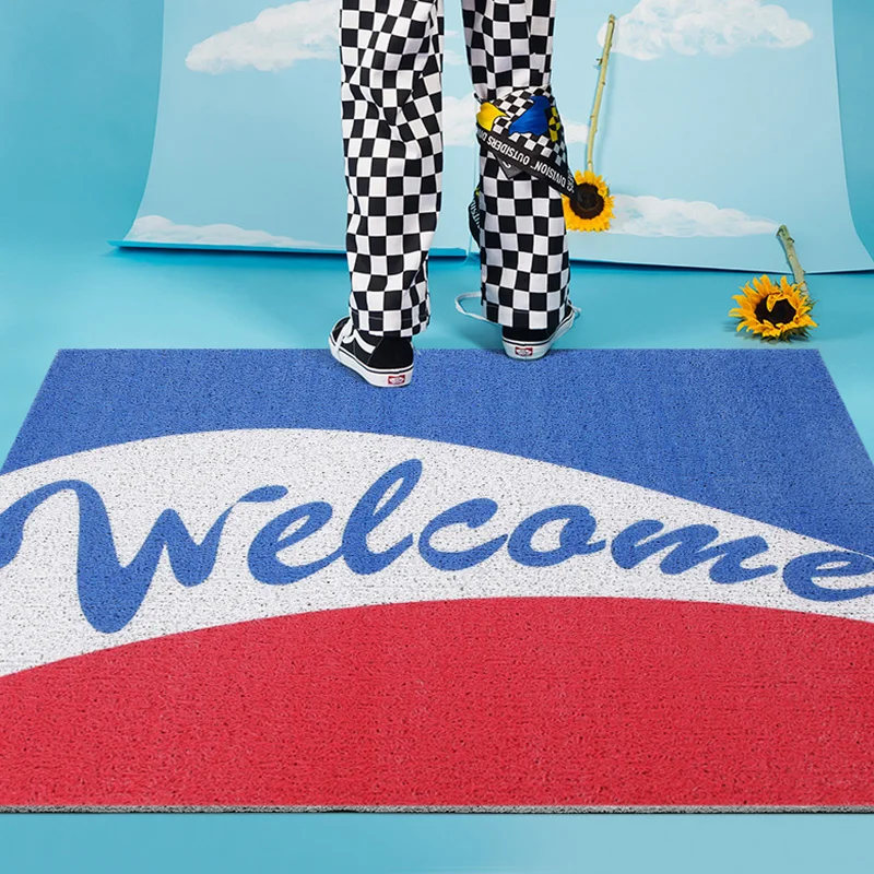 Indoor Outdoor Welcome Home Door Mat Kitchen Bath Bedroom Living Room Carpet PVC Rubber Anti-slip Mat Custom Entrance Door Mat 
Indoor Outdoor Welcome Home Door Mat Kitchen Bath Bedroom Living Room Carpet PVC Rubber Anti-slip Mat Custom Entrance Door Mat