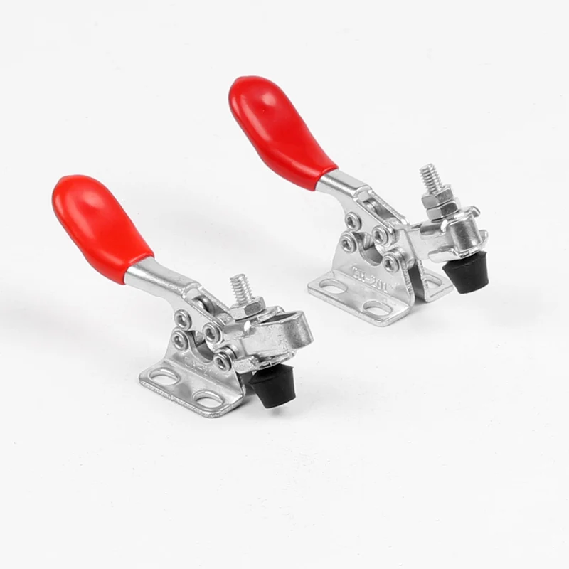 4 pcs Horizontal Toggle Clamp Quick-Release Set Vertical Toggle Metal Anti-Slip Clamp Hand Clip Tool Hardware Accessories
4 pcs Horizontal Toggle Clamp Quick-Release Set Vertical Toggle Metal Anti-Slip Clamp Hand Clip Tool Hardware Accessories