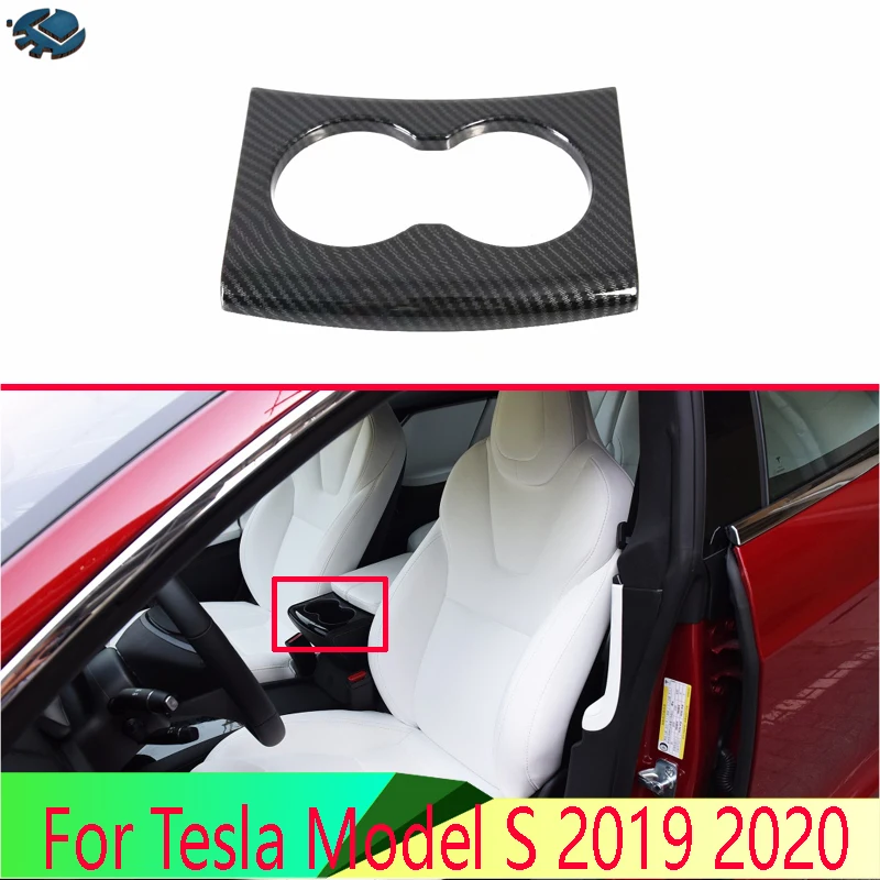 Для Tesla Model S 2019-2022 2020 2021, автомобильные аксессуары, стиль из углеродного волокна, передняя центральная консоль, держатель для напитков, крышка, накладка, рамка
Для Tesla Model S 2019-2022 2020 2021, автомобильные аксессуары, стиль из углеродного волокна, передняя центральная консоль, держатель для напитков, крышка, накладка, рамка
