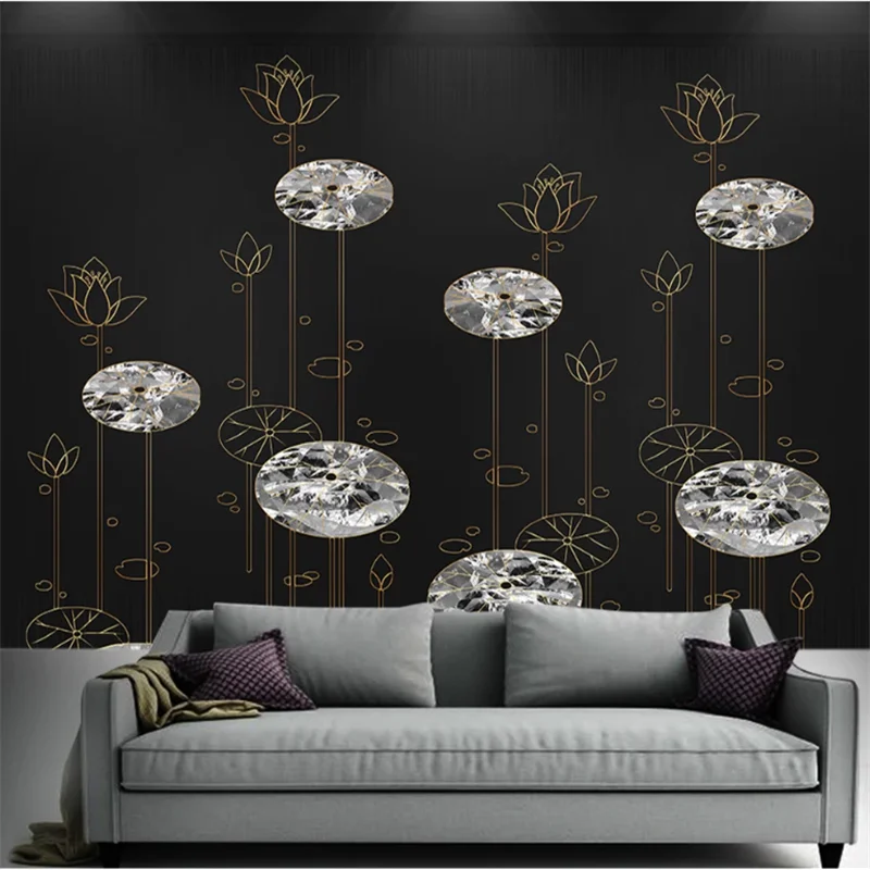 wellyu Customized large mural eco-friendly wallpaper modern golden abstract lines floral living room background wallpaper
wellyu Customized large mural eco-friendly wallpaper modern golden abstract lines floral living room background wallpaper