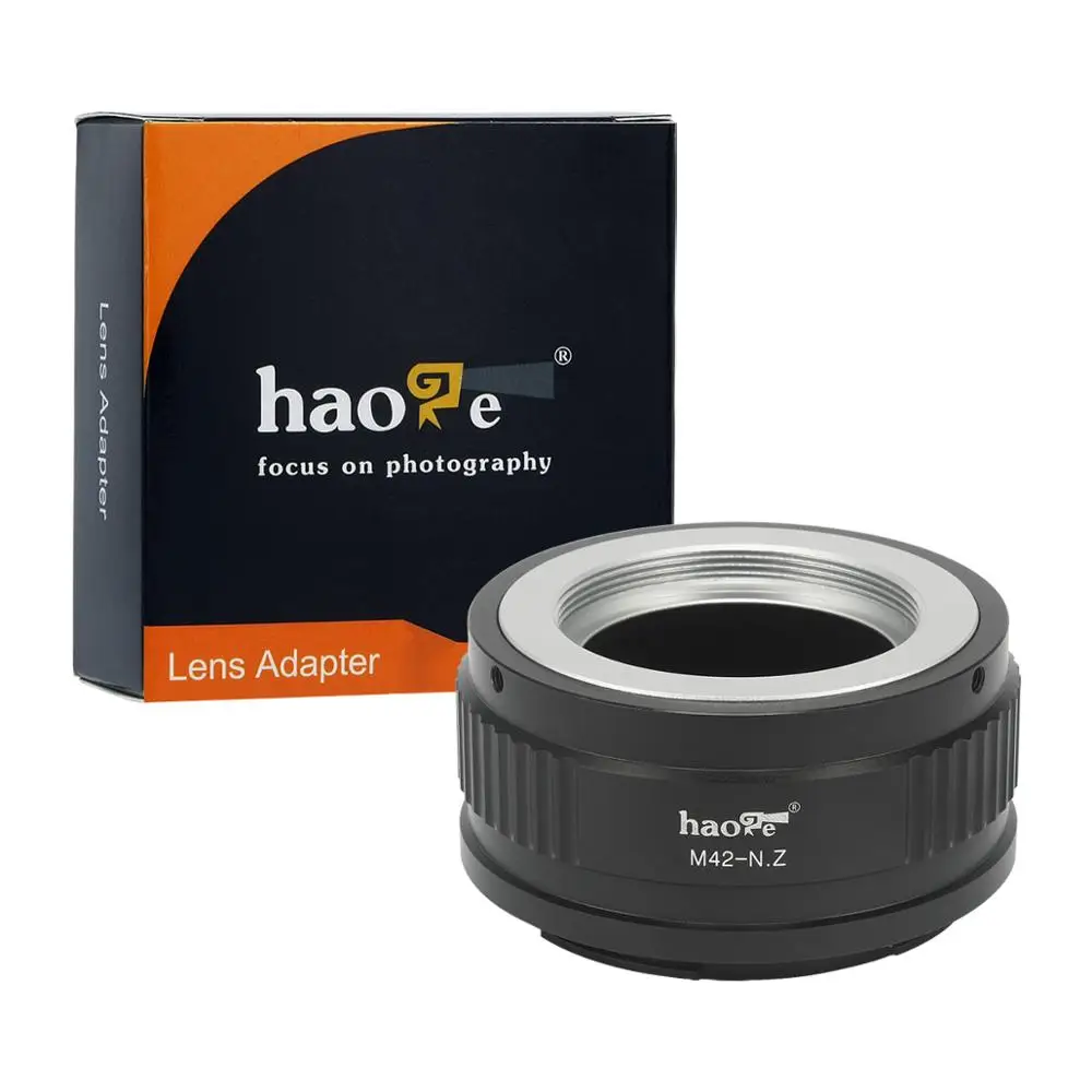 Haoge Manual Lens Mount Adapter for 42mm M42 Mount Lens to Nikon Z Mount Camera Such as Z6 Z7
Haoge Manual Lens Mount Adapter for 42mm M42 Mount Lens to Nikon Z Mount Camera Such as Z6 Z7