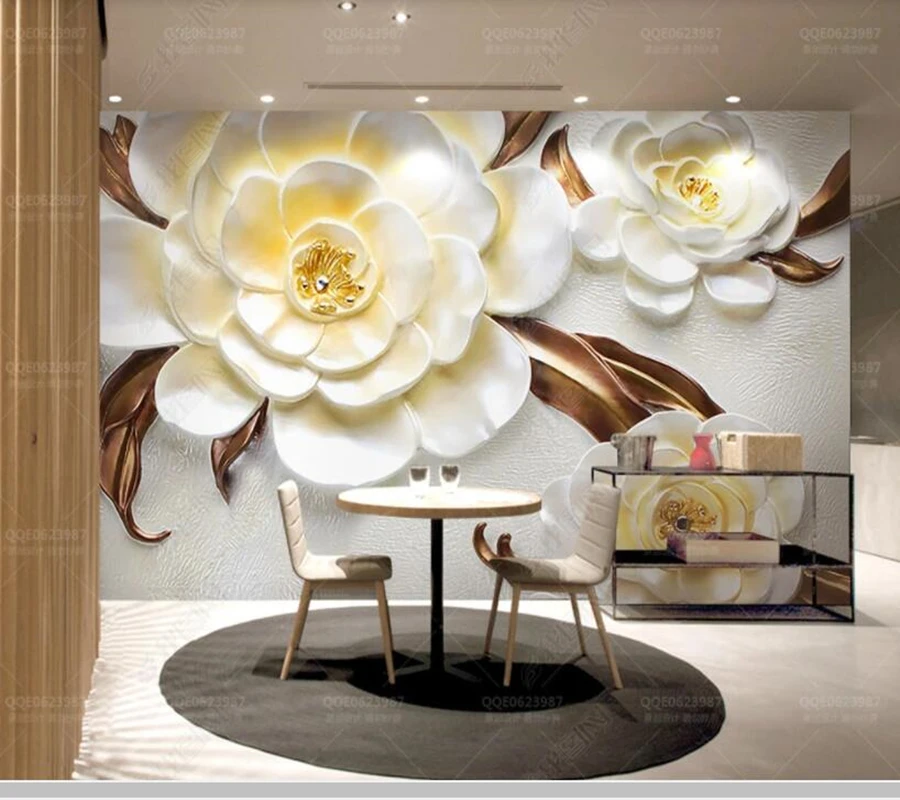 Papel de parede 3d stereo camellia flower relief wallpaper,living room tv wall bedroom wall papers home decor restaurant mural
Papel de parede 3d stereo camellia flower relief wallpaper,living room tv wall bedroom wall papers home decor restaurant mural