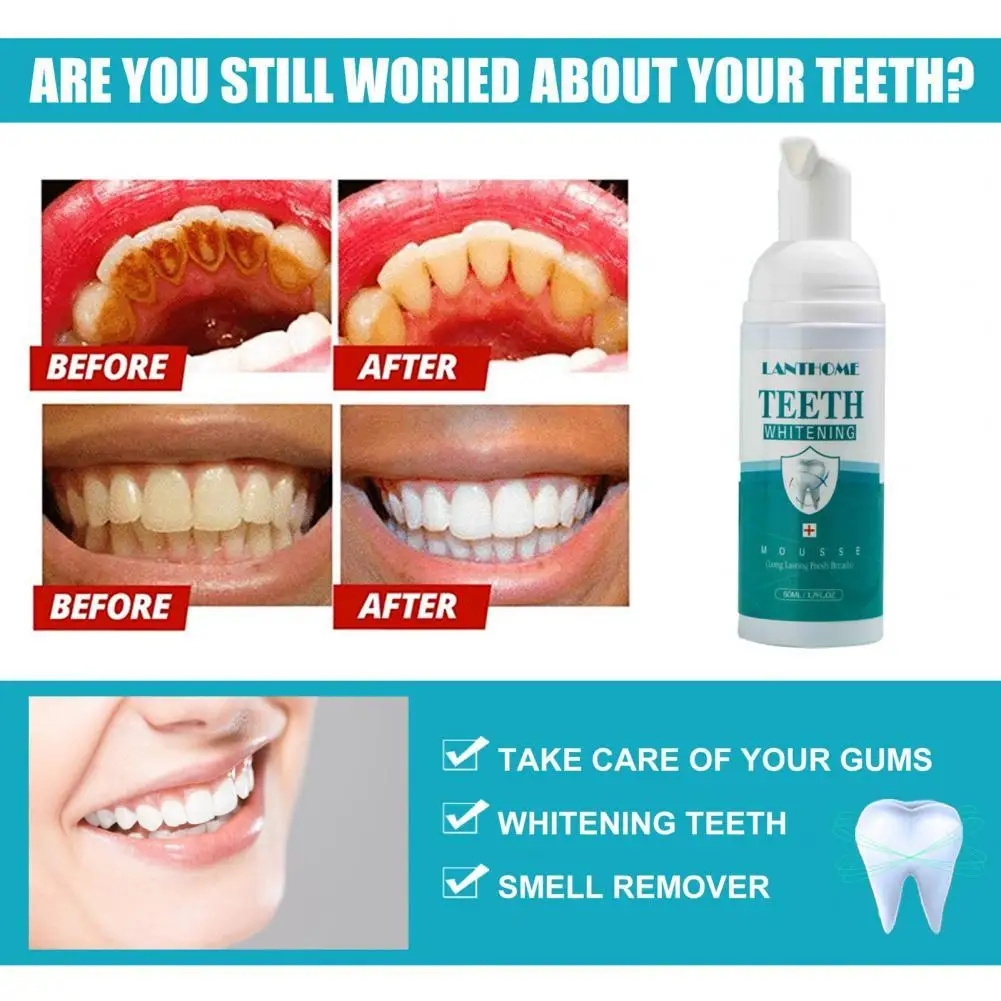50ml Soda Foam Toothpaste Practical Remove Tough Stains Toothpaste Foam Deep Cleaning Easy Apply Toothpaste Foam
50ml Soda Foam Toothpaste Practical Remove Tough Stains Toothpaste Foam Deep Cleaning Easy Apply Toothpaste Foam