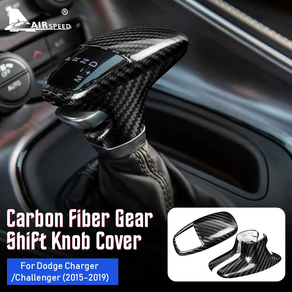 Real Hard Carbon Fiber for Dodge Challenger Charger 2015 2016 2017 2018 2019 Accessories Interior Trim Car Gear Shift Knob Cover
Real Hard Carbon Fiber for Dodge Challenger Charger 2015 2016 2017 2018 2019 Accessories Interior Trim Car Gear Shift Knob Cover