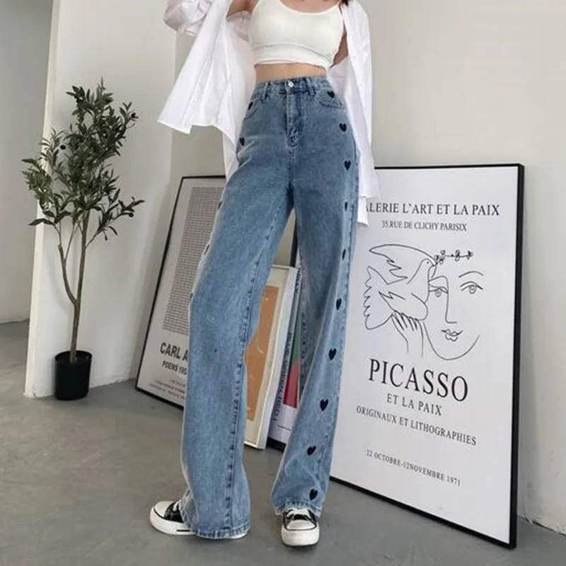Woman Jeans High Waist Clothes Wide Leg Denim Clothing Blue Streetwear Vintage Quality Nice Vogue Harajuku Straight Pants
Woman Jeans High Waist Clothes Wide Leg Denim Clothing Blue Streetwear Vintage Quality Nice Vogue Harajuku Straight Pants